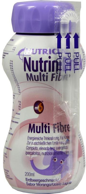 NUTRINI DRINK Multi Fibre Erdbeer 200ml
