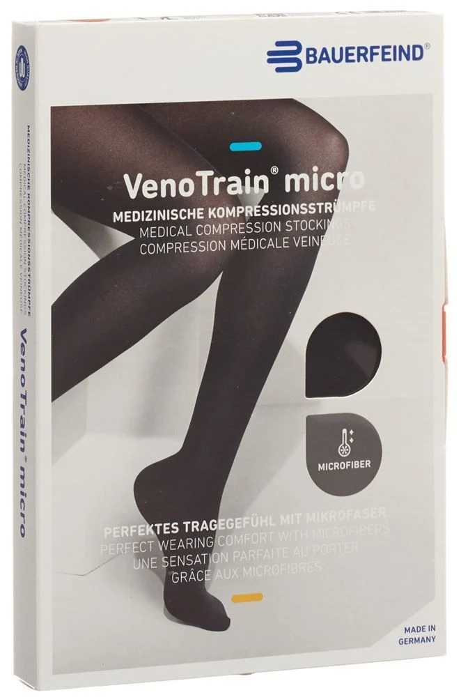 Bauerfeind VT MICRO AD KKL2 XL p/s geschlossene Fussspitze schwarz 1 Paar