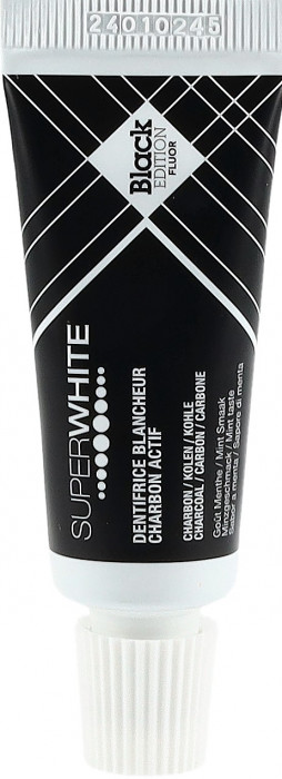 SUPERWHITE Black Edition Zahnpasta Tube 15ml