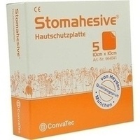 STOMAHESIVE Hautschutzplatten 10x10cm 5 Stück