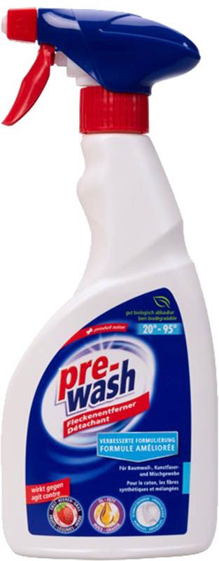 PRE-WASH Fleckenentferner Sprühflasche 500ml PRE-WASH Fleckenentferner Sprühflasche 500ml
