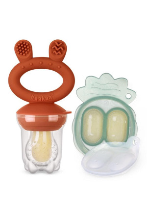 HAAKAA Freeze-N-Feed Fruchts Set Mini rot 2 Stück