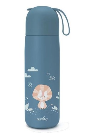 Nuvita Thermosflasche Baby 400ml Trinkbecher blau