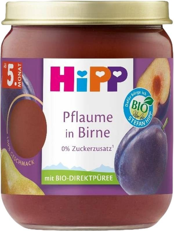 Hipp Pflaume in Birne Bio 160g