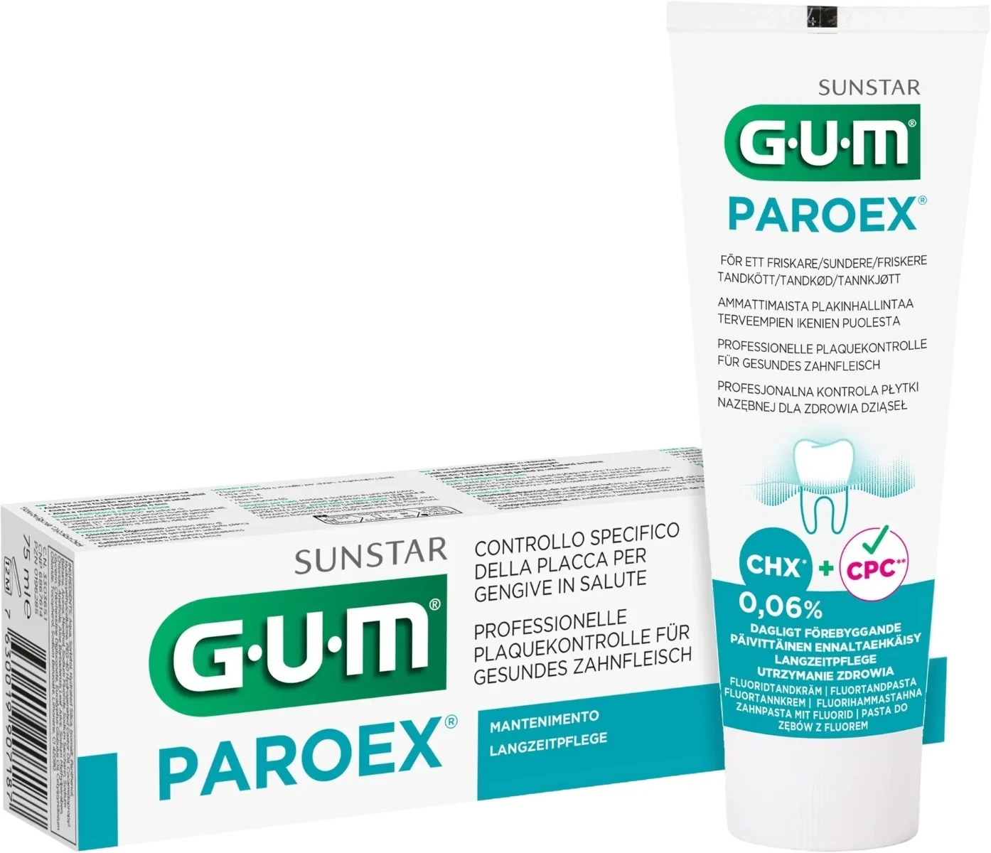 GUM Paroex Zahnpasta 0.06 % Chlorhexid 75ml