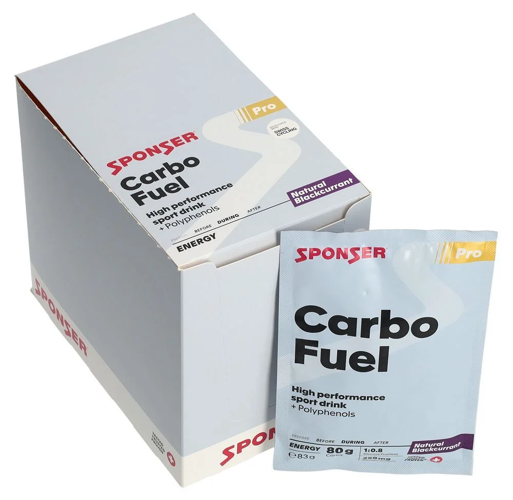 SPONSER® Carbo Fuel Pulver Natural Blackcurrant Beutel 83g