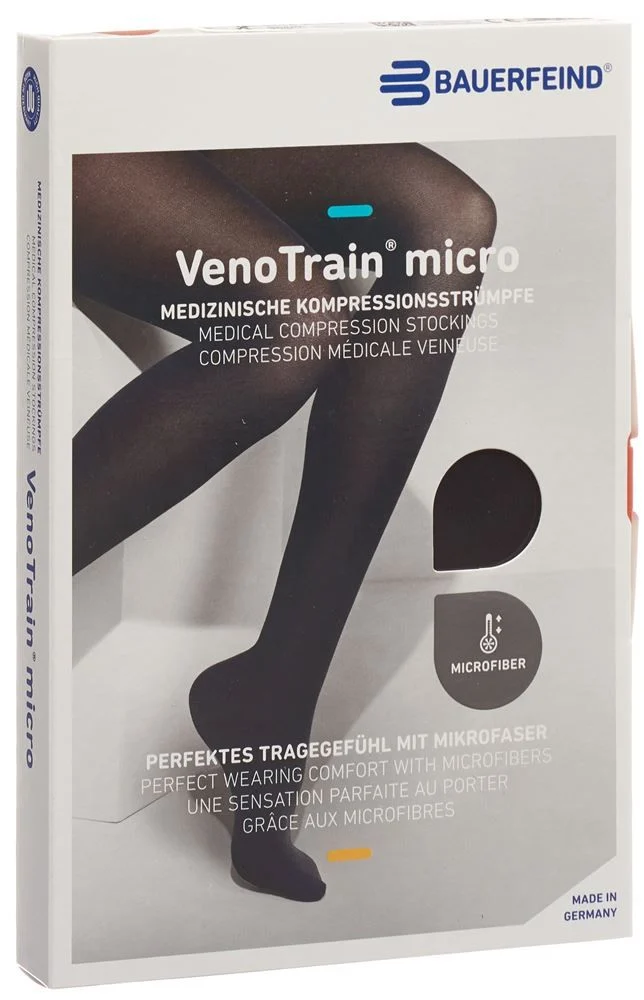 Bauerfeind VT MICRO AD KKL2 XL n/l Fuss offen schwarz 1 Paar