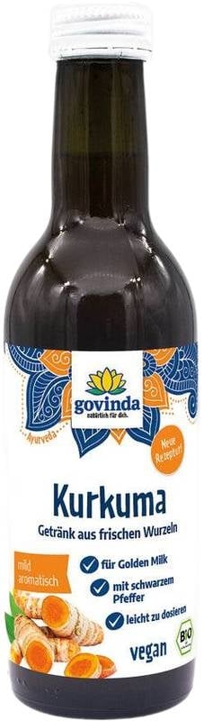 Govinda Kurkumagetränk mit Pfeffer Fl 250ml