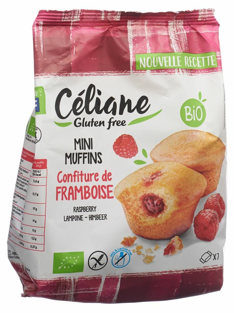 CELIANE Mini-Muffins Himbeer glutenfrei Bio 200g
