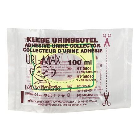 Servoprax Uri Max Klebeurinbeutel für die Pädiatrie steril 10 Stück