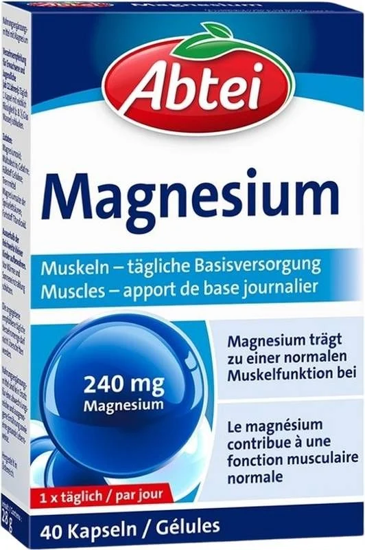 ABTEI Magnesium Kaps 240 mg TF CH 40 Stück