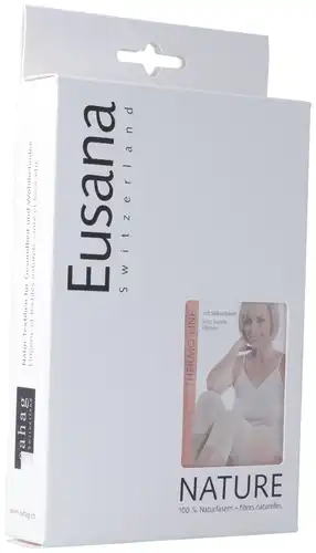 Eusana Knie- und Ellbogenwärmer anatomisch S beige Silber 1 Paar