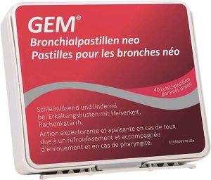 GEM® Bronchialpastillen neo 40 Stück GEM® Bronchialpastillen neo 40 Stück