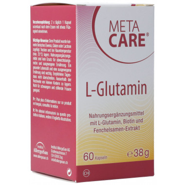 metacare L-Glutamin Kapseln 60 Stück
