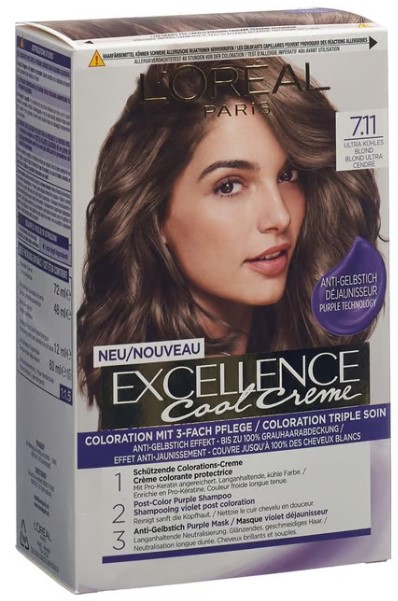 EXCELLENCE Cool Creme 7.11 Ultra Kühles Blond