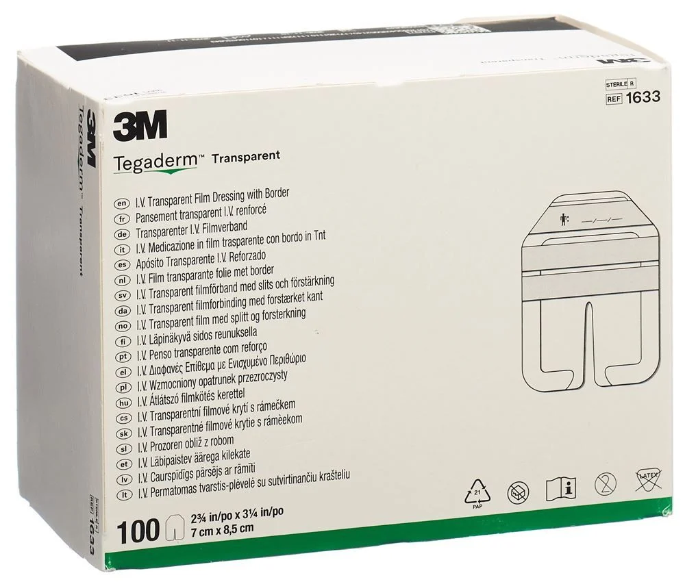3M TEGADERM IV für Katheter 7x8.5cm neu 100 Stück 3M TEGADERM IV für Katheter 7x8.5cm neu 100 Stück