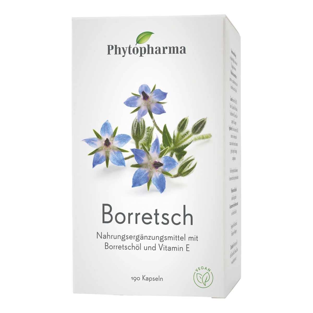 Phytopharma Borretsch Kapseln 500 mg 190 Stück Phytopharma Borretsch Kapseln 500 mg 190 Stück