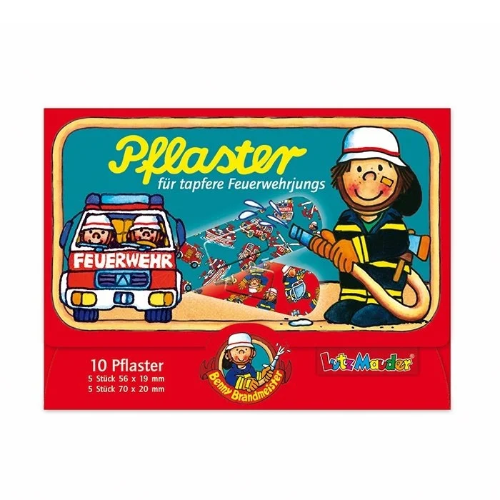 Lutz Mauder Kinderpflaster Feuerwehr 10 Stück