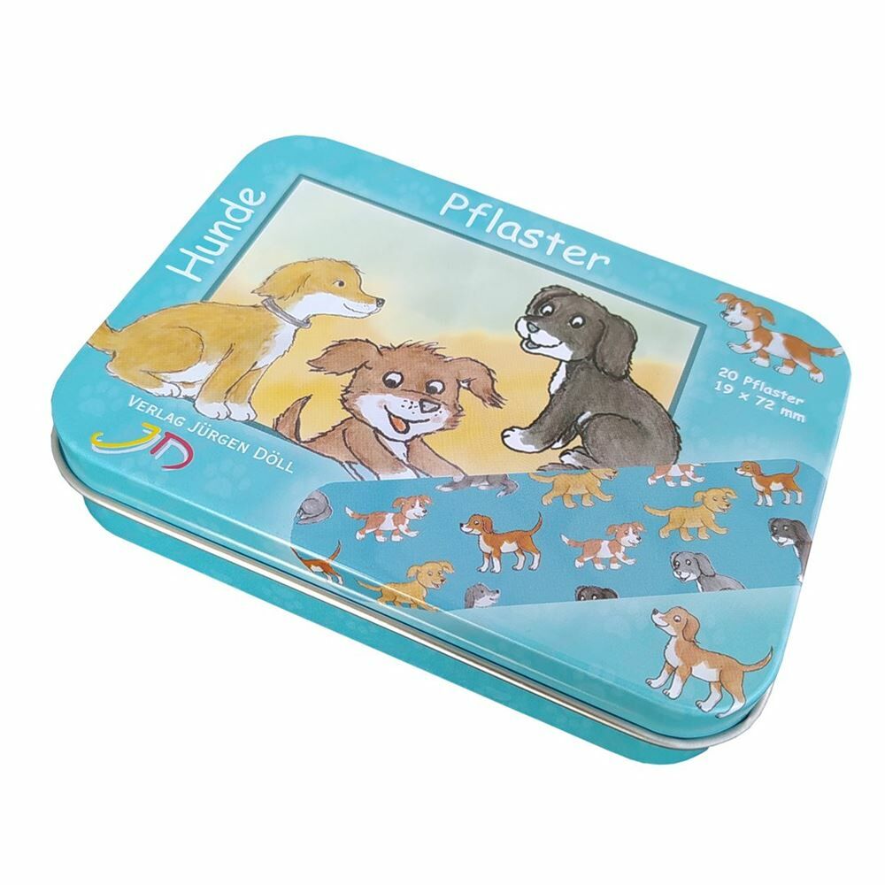 DÖLL Heftpflaster 19x72mm Hunde Dose 20 Stück