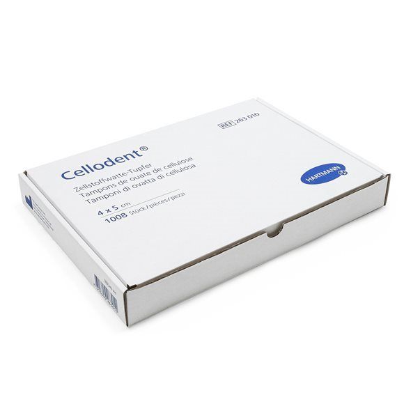 Cellodent Zellstoffwatte-Tupfer 4x5cm 12fach 1008 Stück