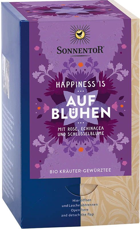 Sonnentor Happiness is Aufblühen Tee BIO Btl 18 Stück Sonnentor Happiness is Aufblühen Tee BIO Btl 18 Stück