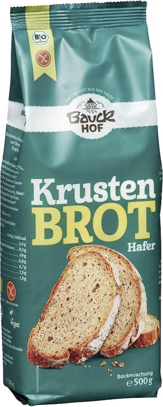 BAUCKHOF Krustenbrot Hafer glutenfr 500g BAUCKHOF Krustenbrot Hafer glutenfr 500g
