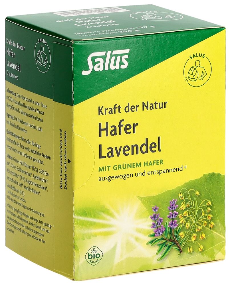 Salus® Tee Hafer Lavendel Bio 15 Stück Salus® Tee Hafer Lavendel Bio 15 Stück