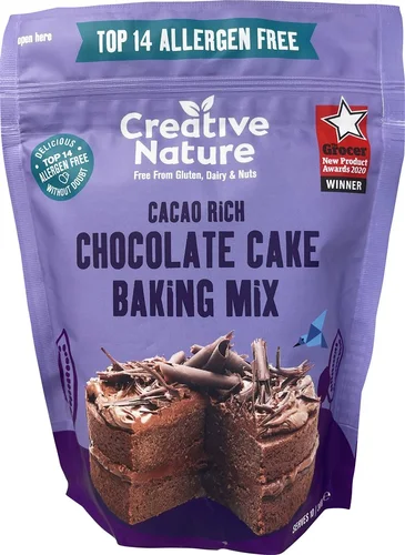 CREATIVE NATURE Backmischung Schokoladenkuchen allergenfrei 300g