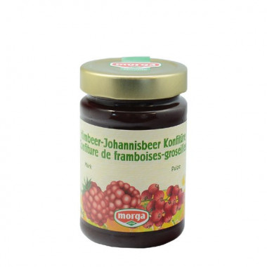 MORGA Konfitüre Himbeer Johannisbeermark 350g