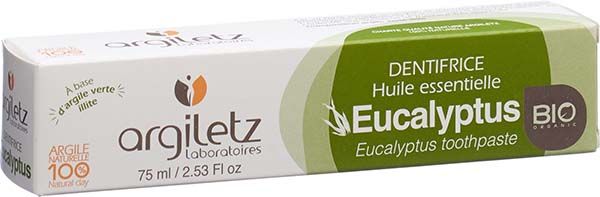 ARGILETZ Zahnpasta Eukalyptus Bio Tb 75ml ARGILETZ Zahnpasta Eukalyptus Bio Tb 75ml