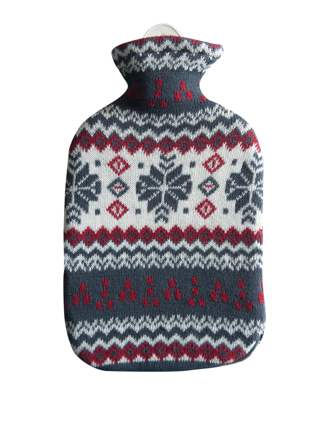 SAENGER Wärmflasche 2 l Strickbezug Flocke