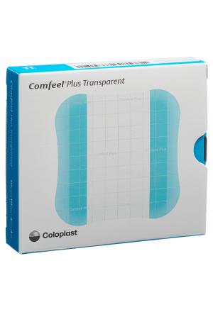 Comfeel Plus Transparent Hydrokolloid Verband 10x10cm 10 Stück