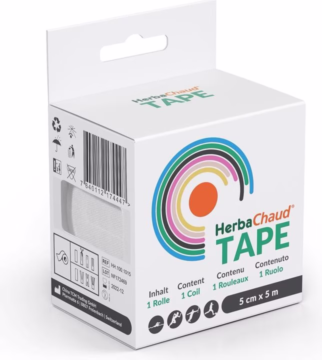 HerbaChaud® Tape 5 cm x 5 m weiss
