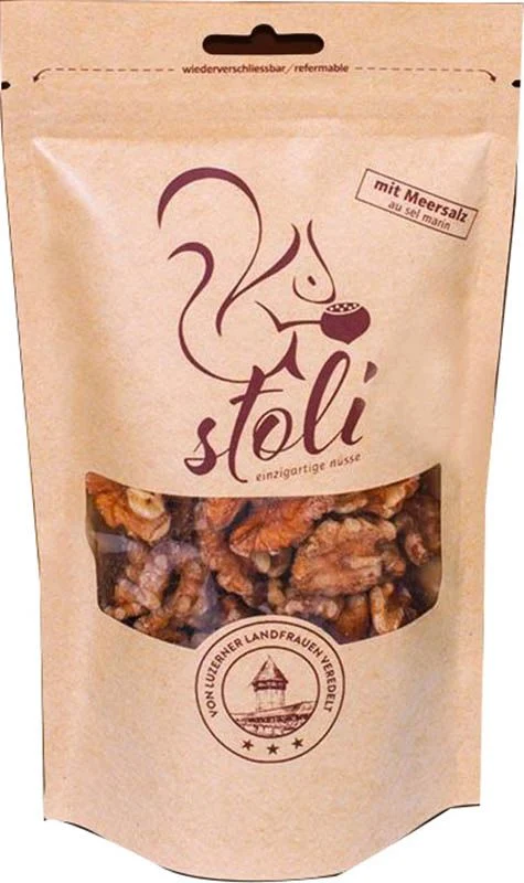 STOLI Baumnüsse mit Meersalz Btl 125g