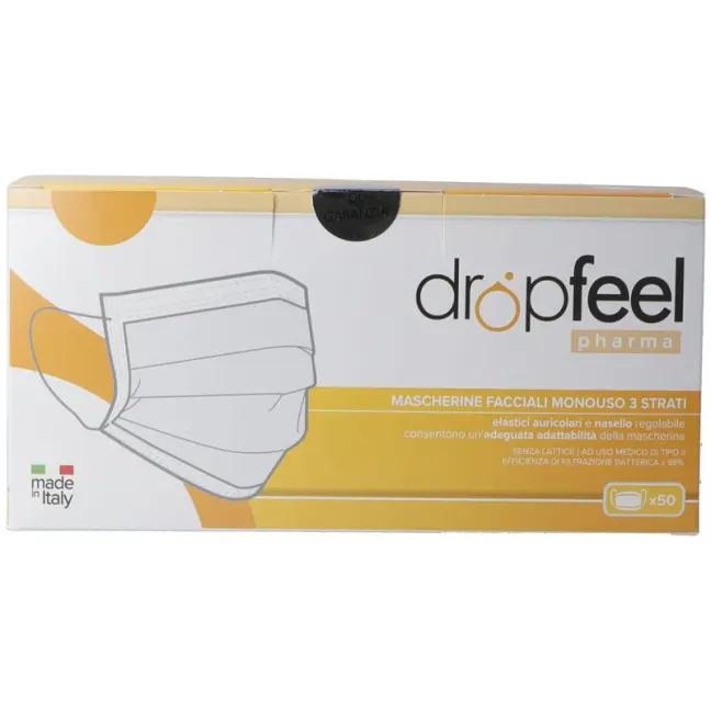 dropfeel Einweg Maske Typ II Btl 50 Stück
