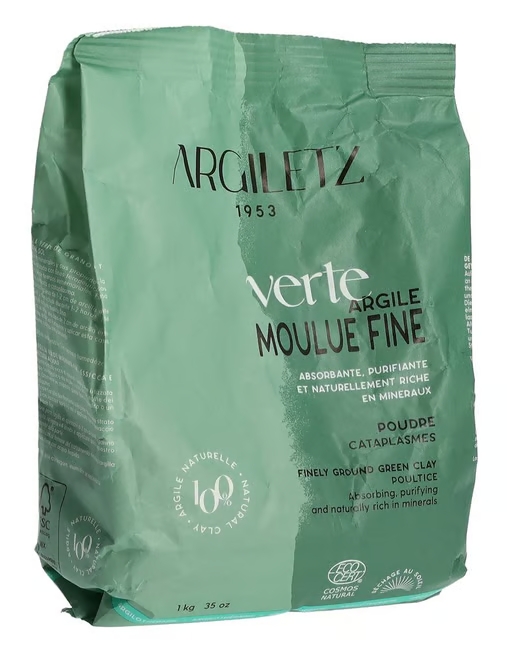 Argiletz Heilerde grün Pulver fein Btl 1kg