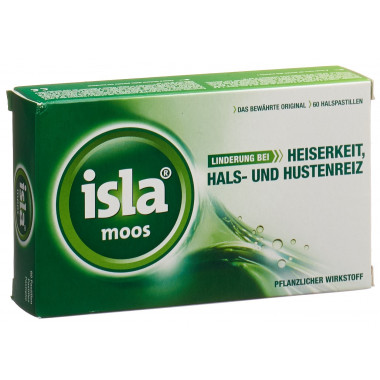 Isla Moos Pastillen 60 Stück