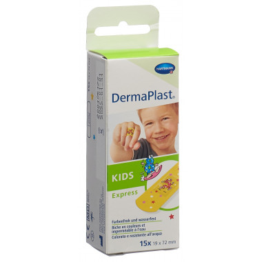 DermaPlast Kids Express Strips 19x72mm 15 Stück DermaPlast Kids Express Strips 19x72mm 15 Stück