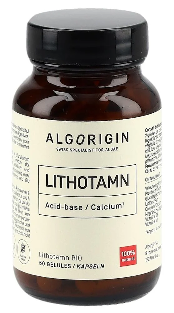Algorigin Lithotamne Kapseln Bio Glasfl 50 Stück Algorigin Lithotamne Kapseln Bio Glasfl 50 Stück
