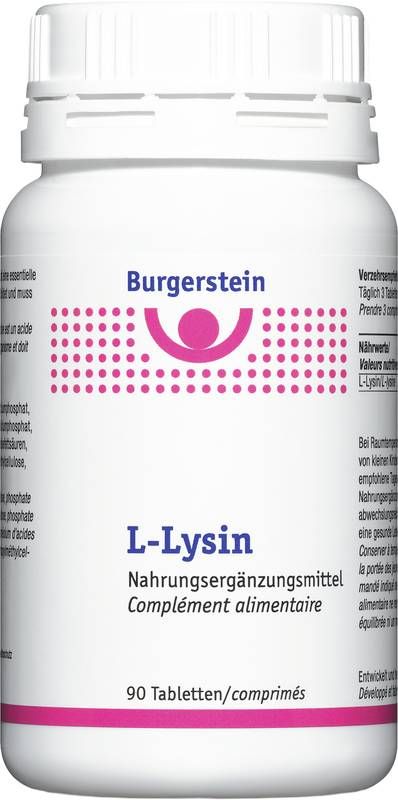 Burgerstein L-Lysin Tablletten 90 Stück Burgerstein L-Lysin Tablletten 90 Stück