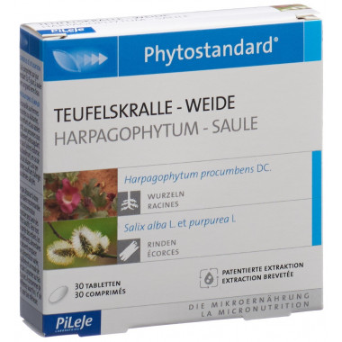 Phytostandard Teufelskralle-Weide Tabletten 30 Stück Phytostandard Teufelskralle-Weide Tabletten 30 Stück