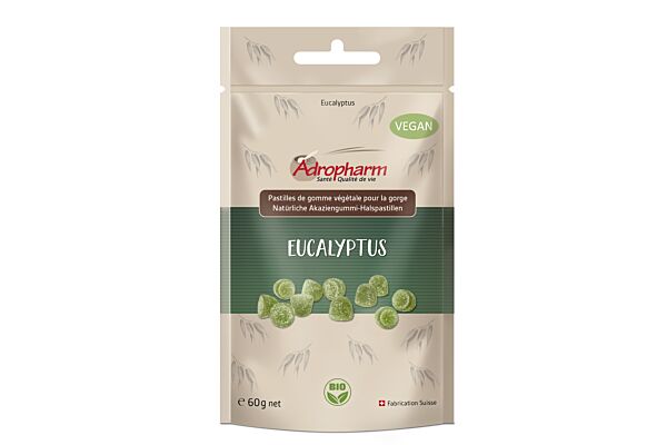 Adropharm Eukalyptus Bonbons Bio Btl 60g Adropharm Eukalyptus Bonbons Bio Btl 60g