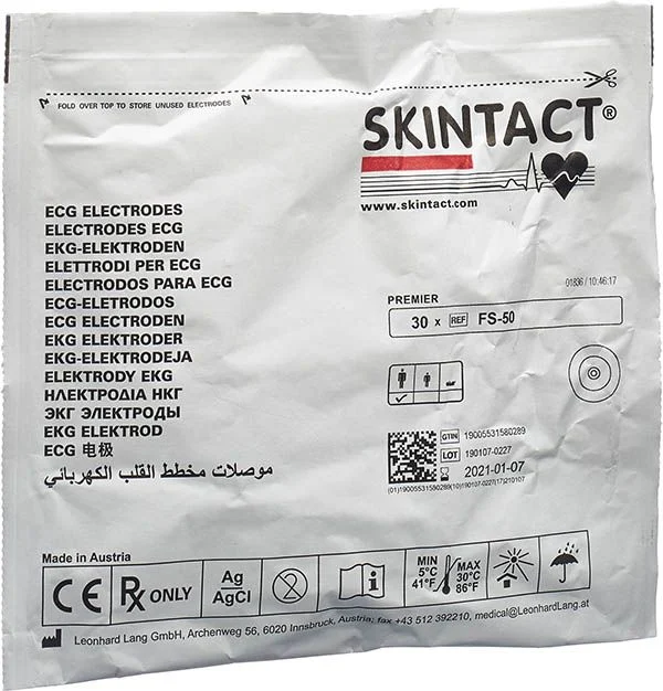 SKINTACT EKG Elekt PE-Schaum Erw rund FS-50 30 Stück