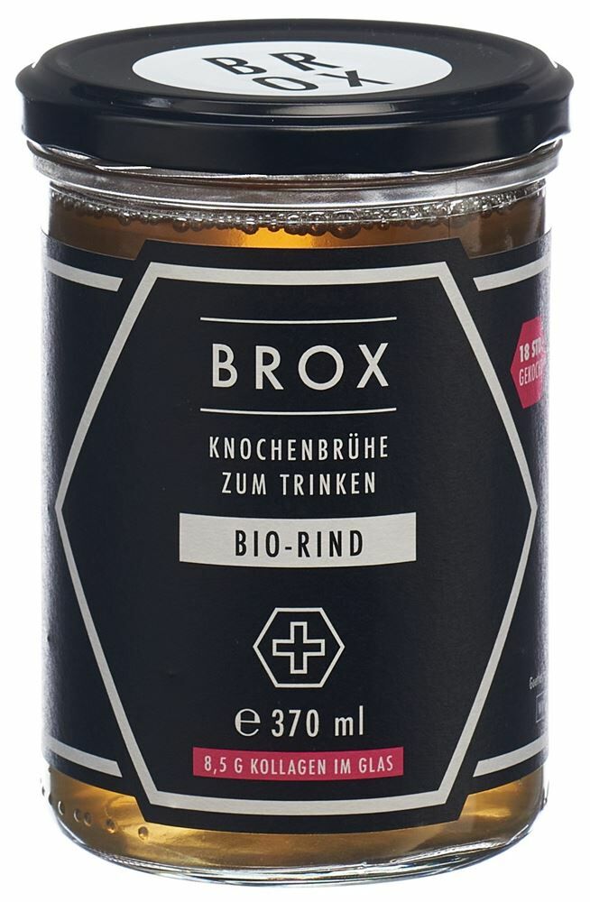 BROX Knochenbrühe Rind Glas 370ml
