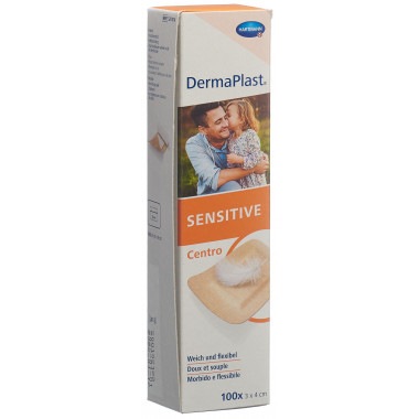Dermaplast Sensitive Centro Strip 3x4cm hautfarbig 100 Stück Dermaplast Sensitive Centro Strip 3x4cm hautfarbig 100 Stück