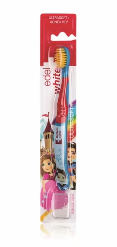 EDEL+WHITE Flosserbrush Kinderzahnbürste Ultrasoft EDEL+WHITE Flosserbrush Kinderzahnbürste Ultrasoft