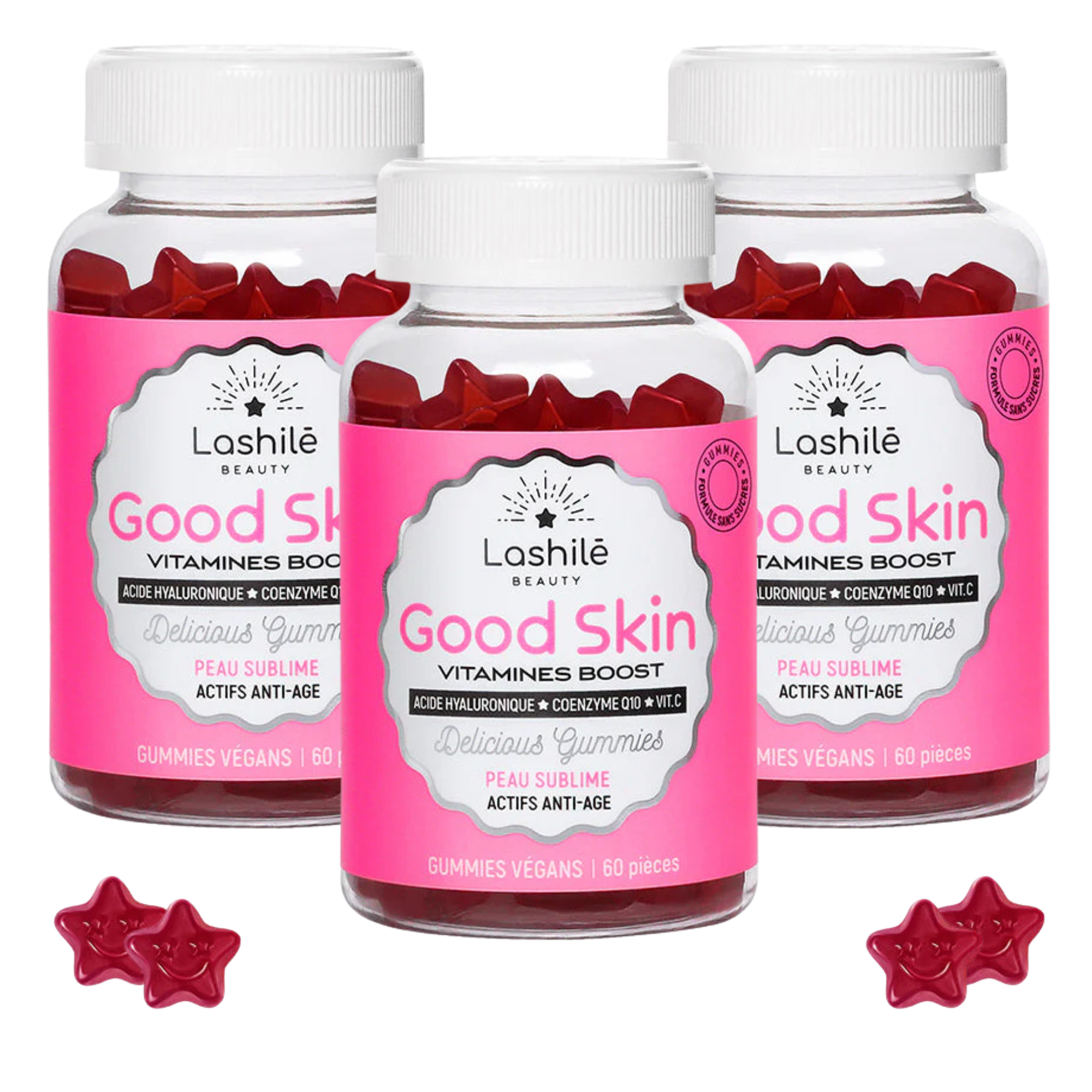 3x Lashilé Good Skin Gummies 150g 3x Lashilé Good Skin Gummies 150g