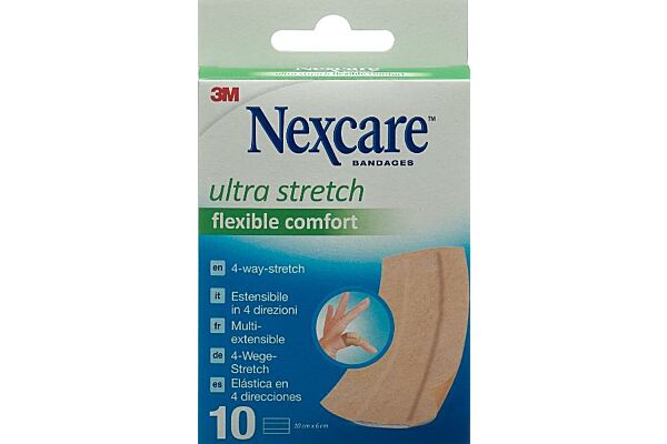 3M Nexcare Pflaster Ultra Stretch Bands 6x10cm Flexible Comfort 10 Stück 3M Nexcare Pflaster Ultra Stretch Bands 6x10cm Flexible Comfort 10 Stück