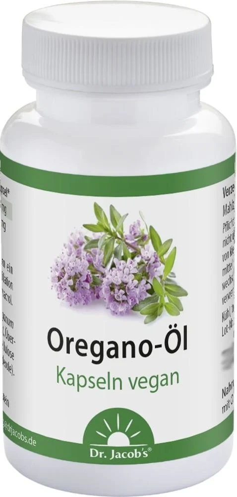 DR. JACOB'S Oregano-Öl Kapseln vegan 60 Stück