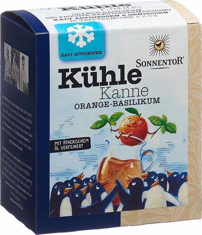 SONNENTOR Kühle Kanne Teepyr Oran-Basi BIO 16 Stück SONNENTOR Kühle Kanne Teepyr Oran-Basi BIO 16 Stück